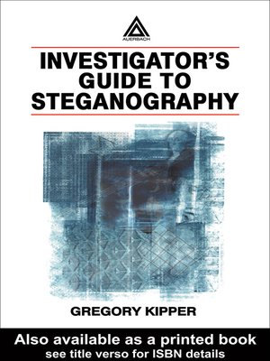 cover image of Investigator's Guide to Steganography